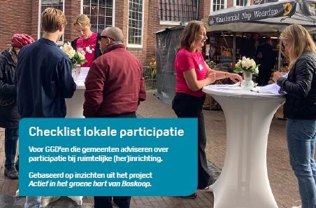 Checklist samen de wijk vormgeven