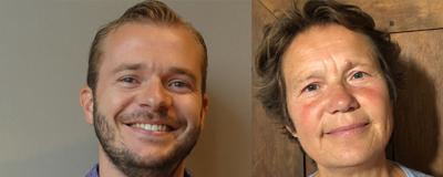 Portretfoto's Mitchell van Doormaal en Gerda van der Weele