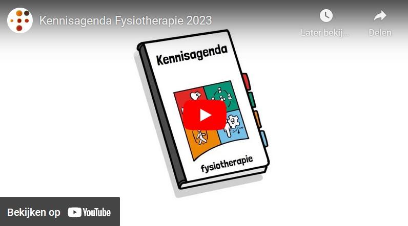 Schermprint animatie kennisagenda fysiotherapie 2023