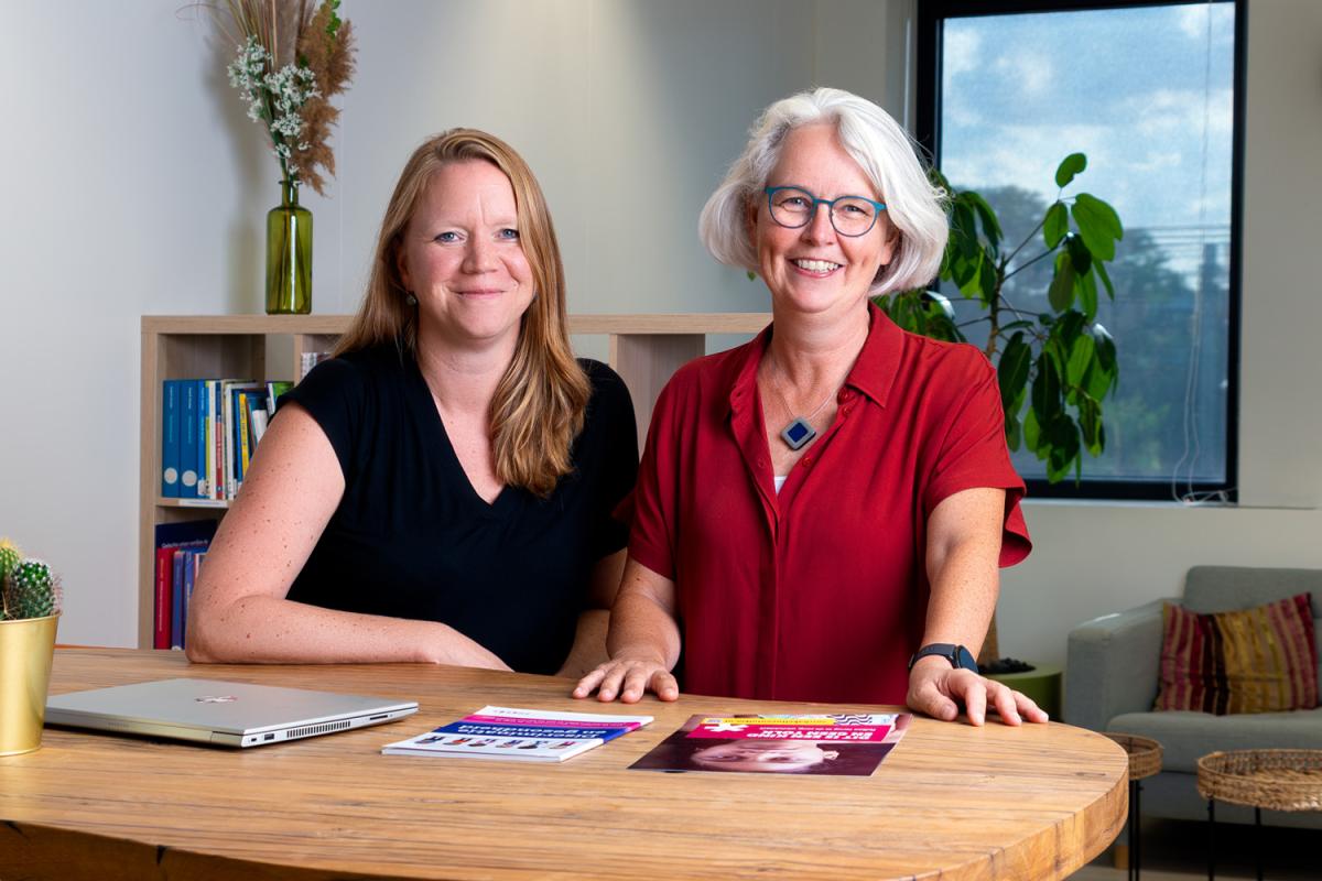 Elize Smal en Simone Goosen