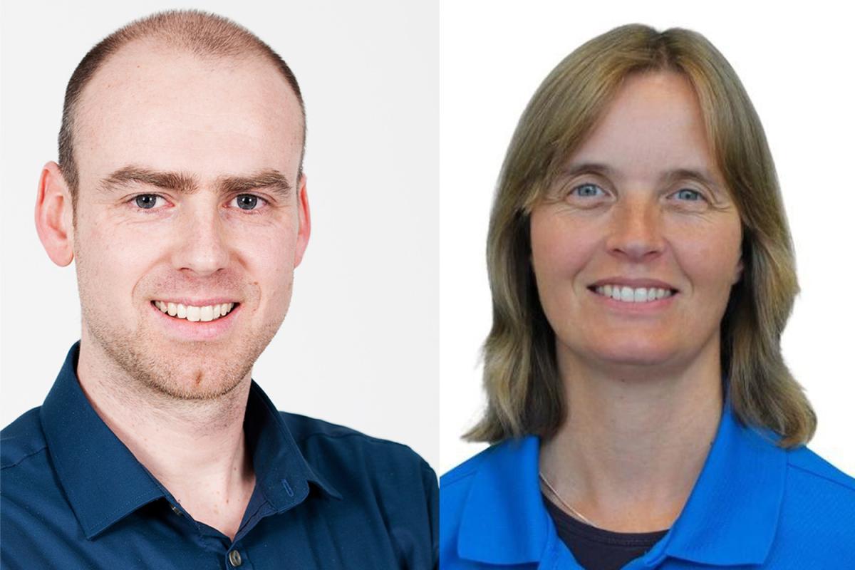 Portretfoto's Jesper Knoop en Karin Verkerk