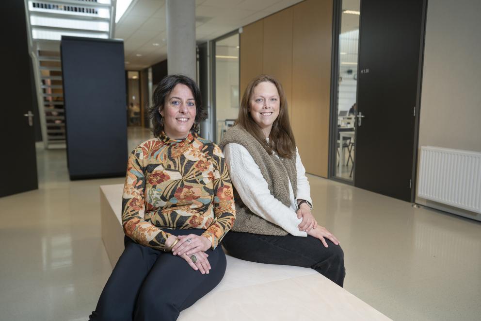 Lineke van Hal en Michelle Lempens